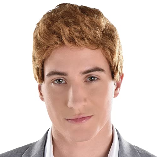 Red Short Men&#39;s Wig by