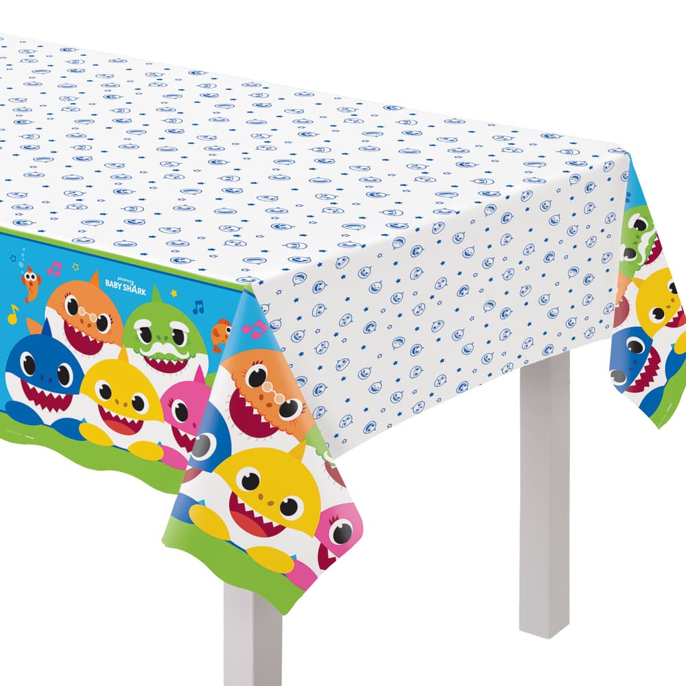 Baby Shark Party Plastic Tablecover (1ct)