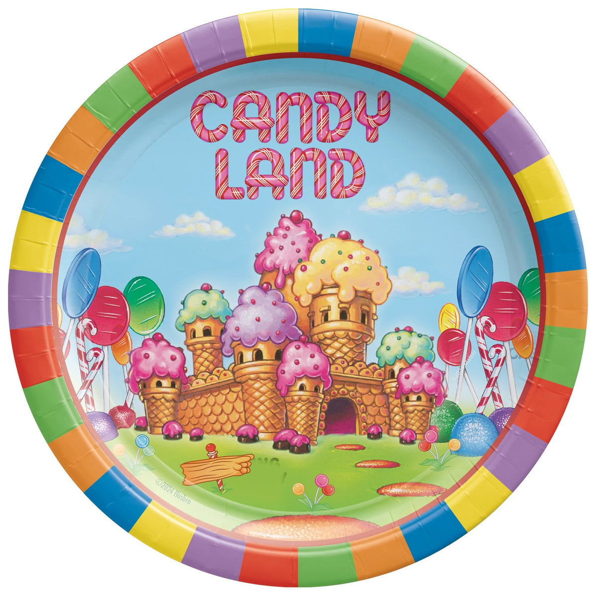 Candyland 7&quot; Round Plate