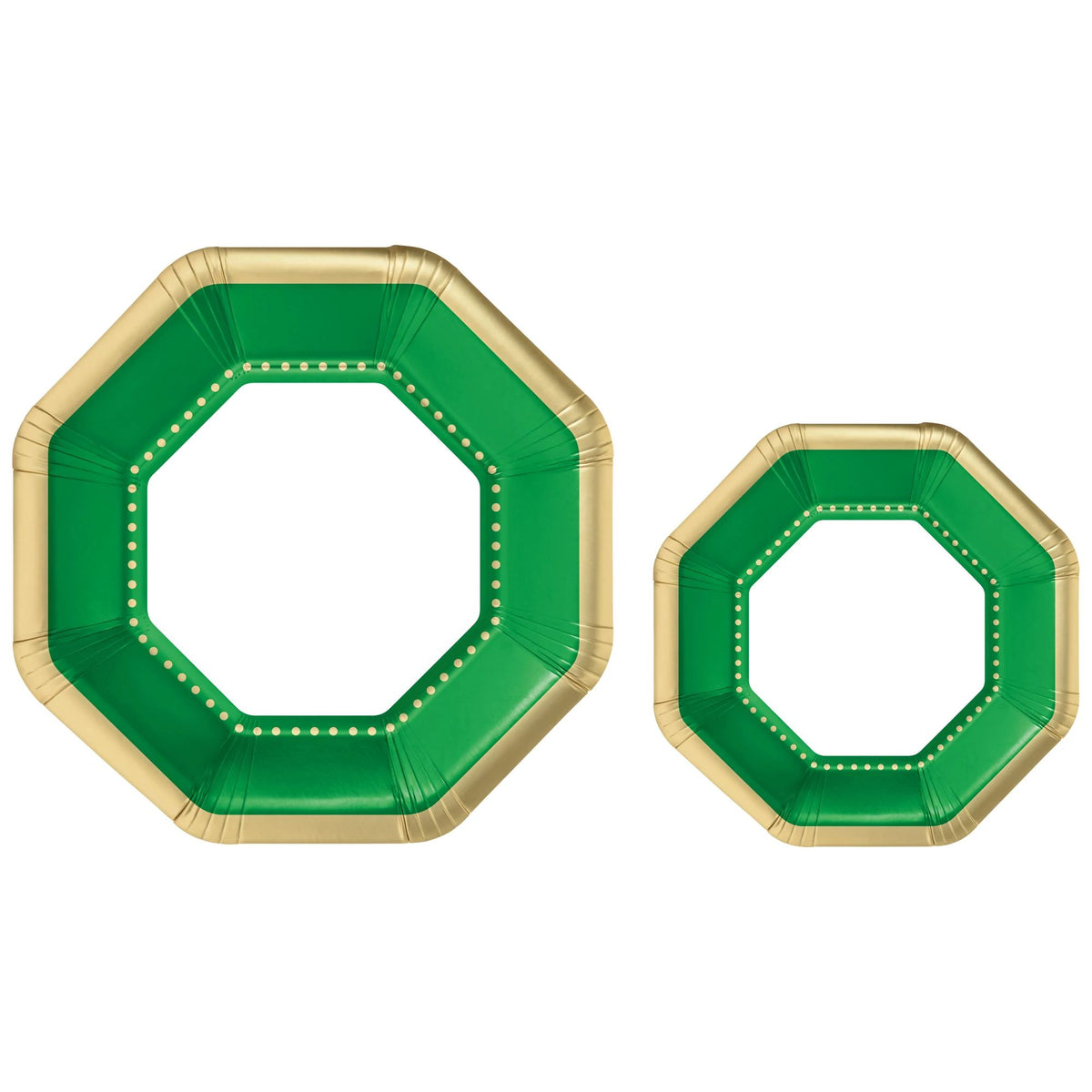 Festive Green - Multipack, Premium Paper Plates