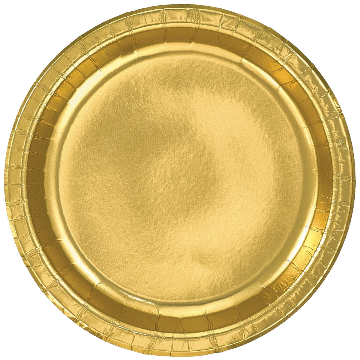 10&quot; Metallic Paper Plate - Gold