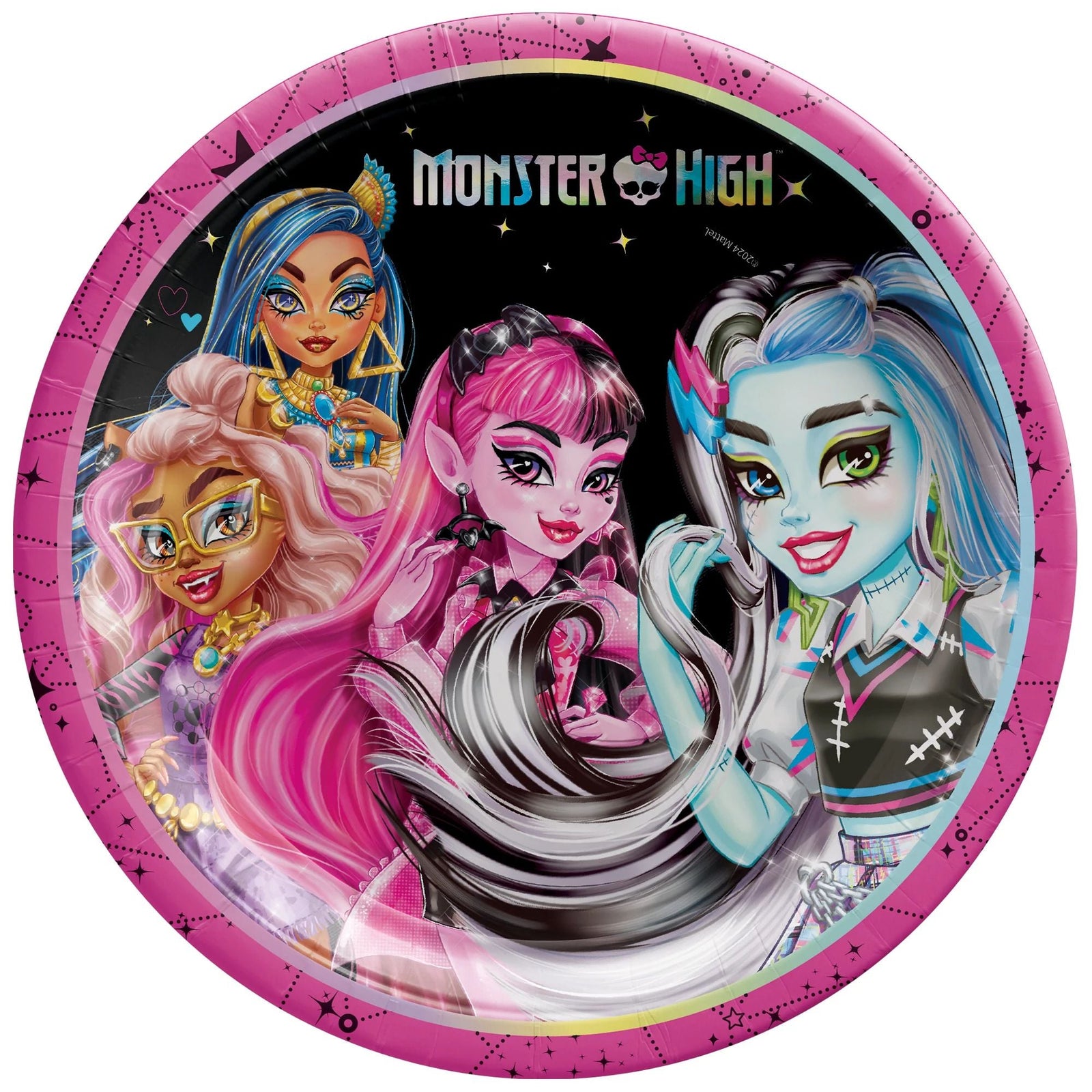 Monster High 9" Iridescent Plates