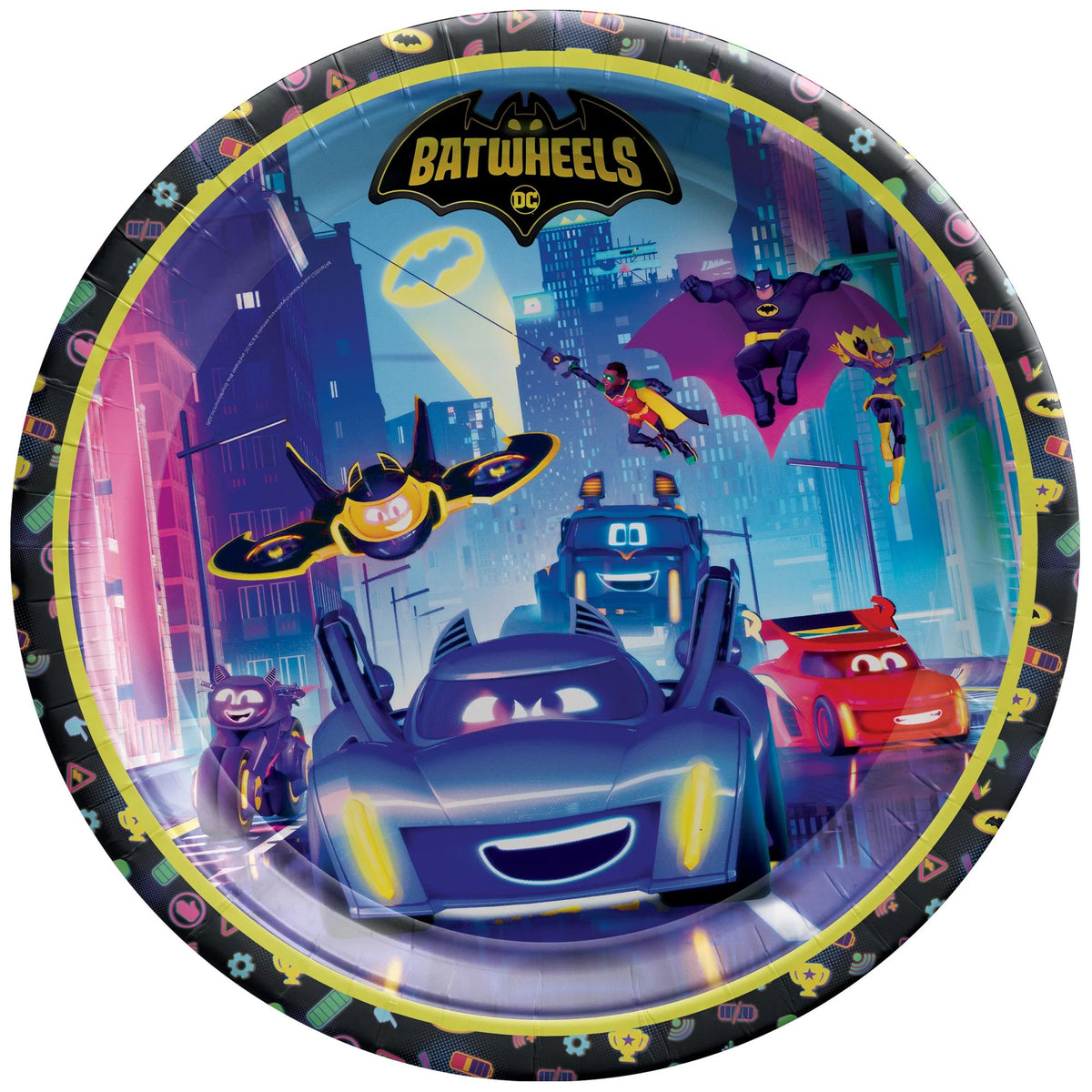 Batwheels 9&quot; Plates