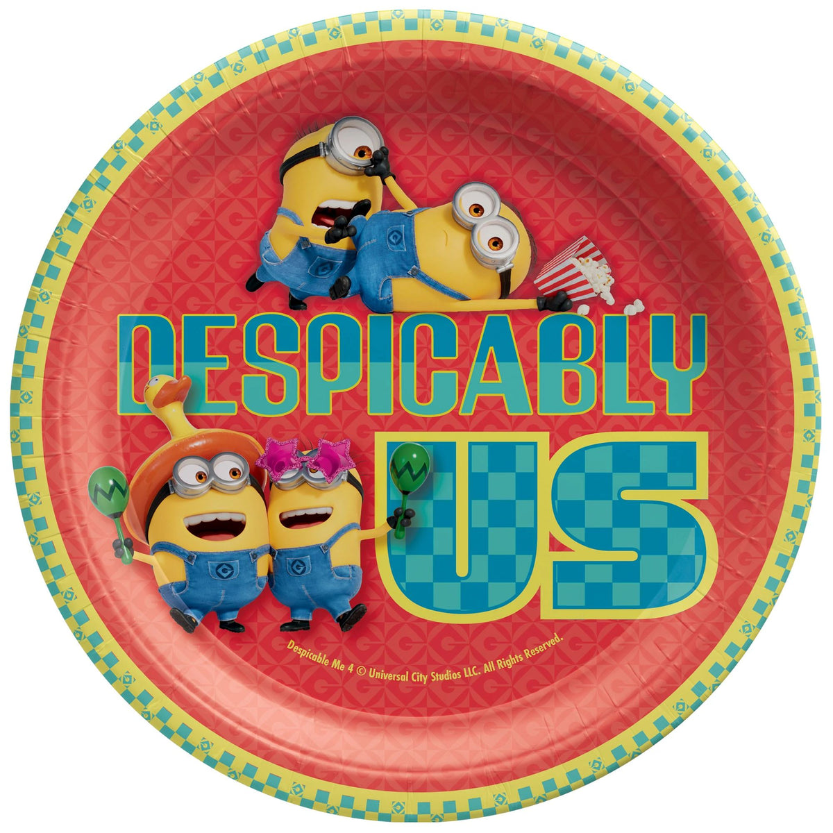 Despicable Me Round Plates