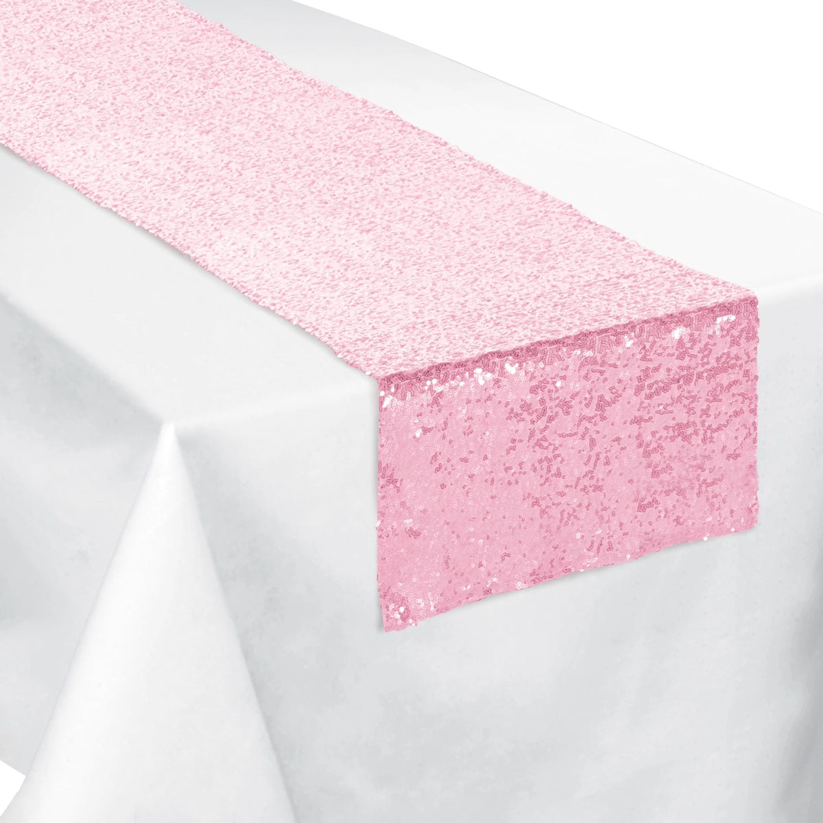 Pink Sequin Table Runner