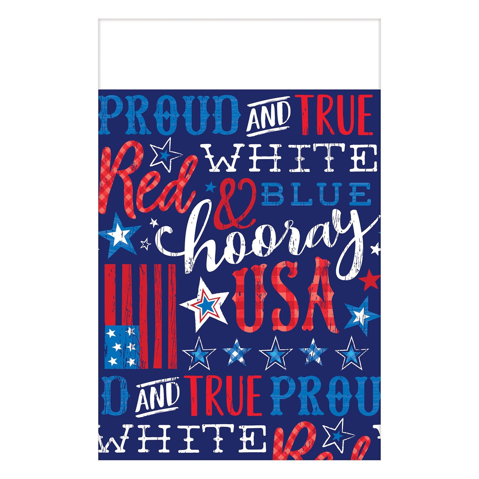 Proud & True Plastic Tablecover