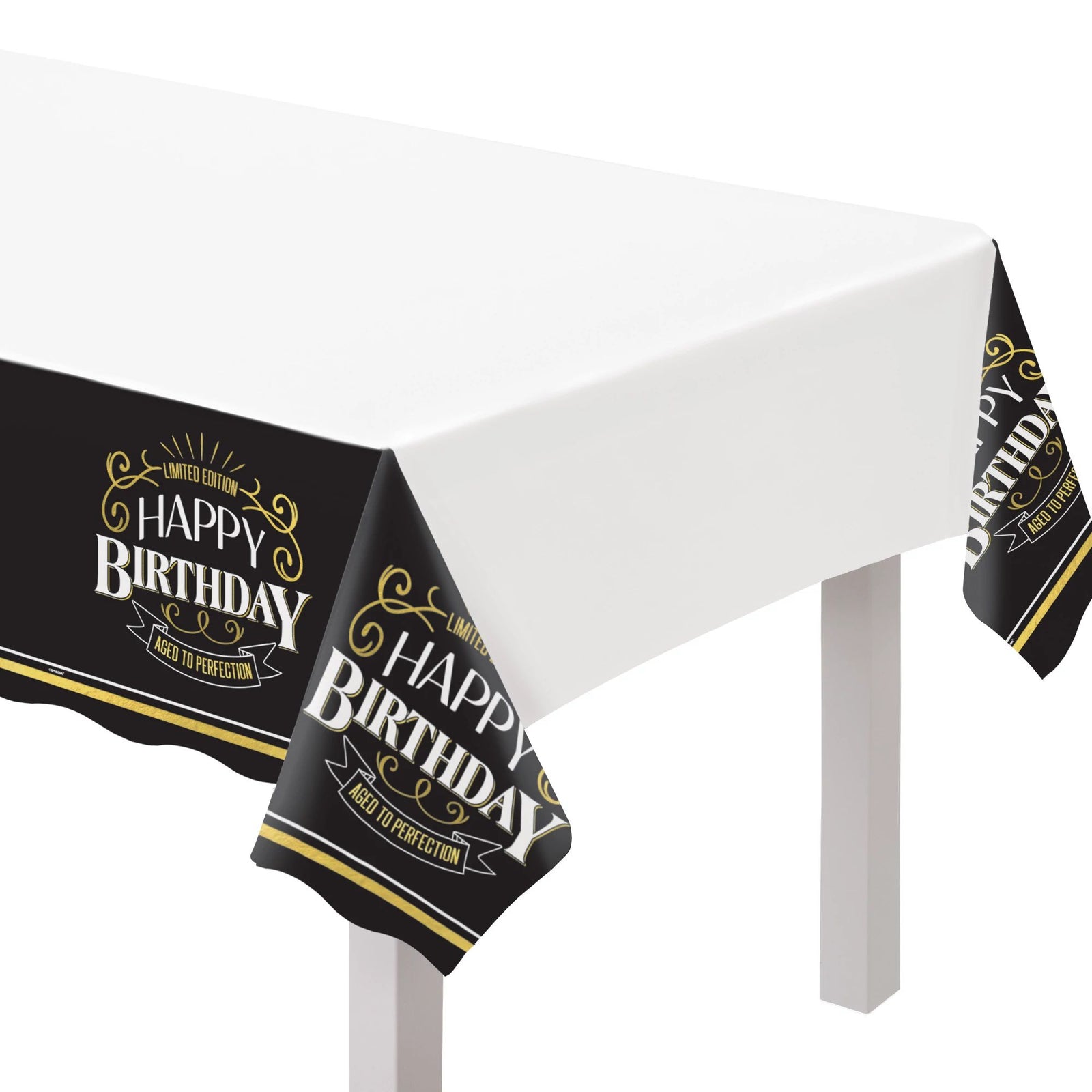 Better with Age Birthday Plastic Table Cover