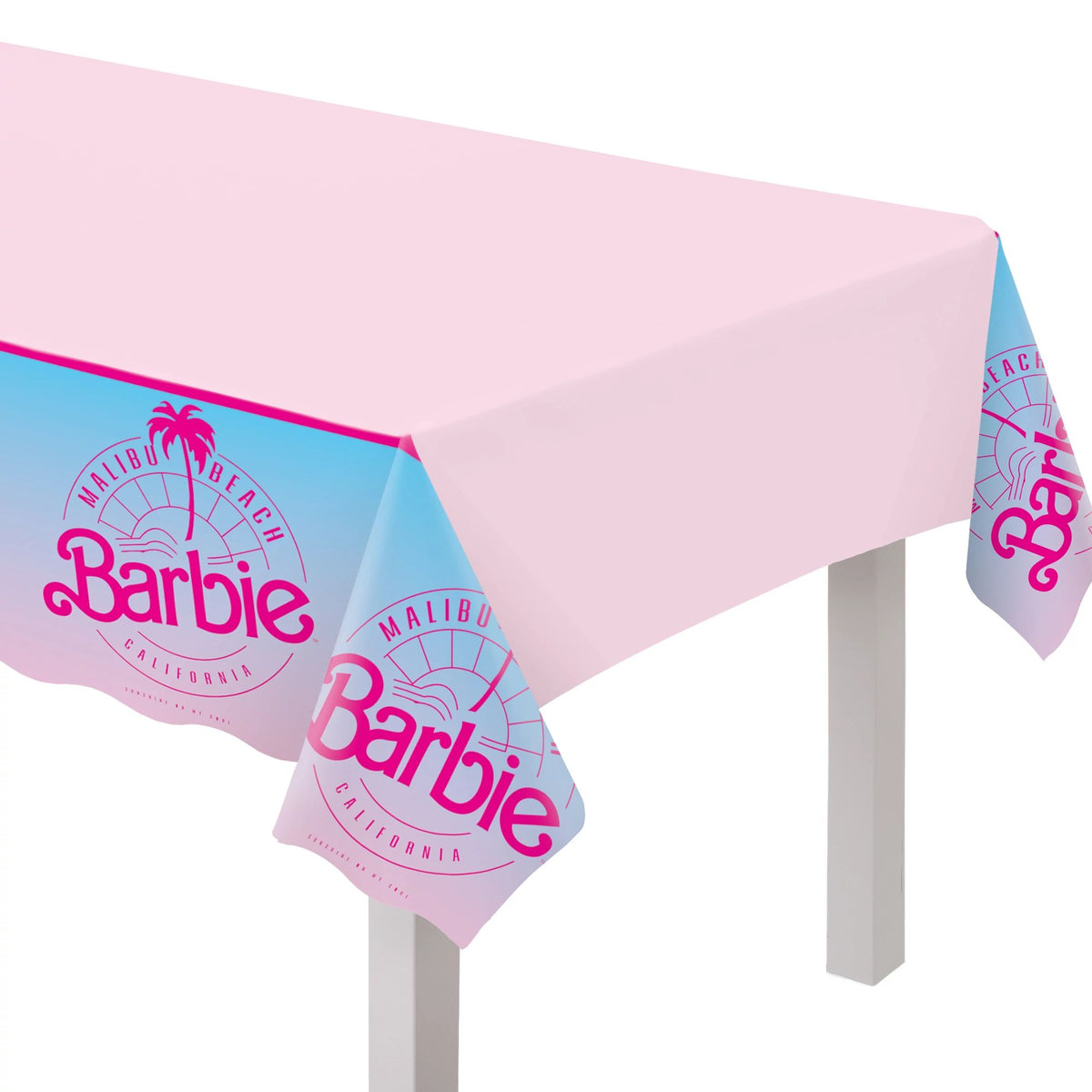 Malibu Barbie Plastic Table Cover