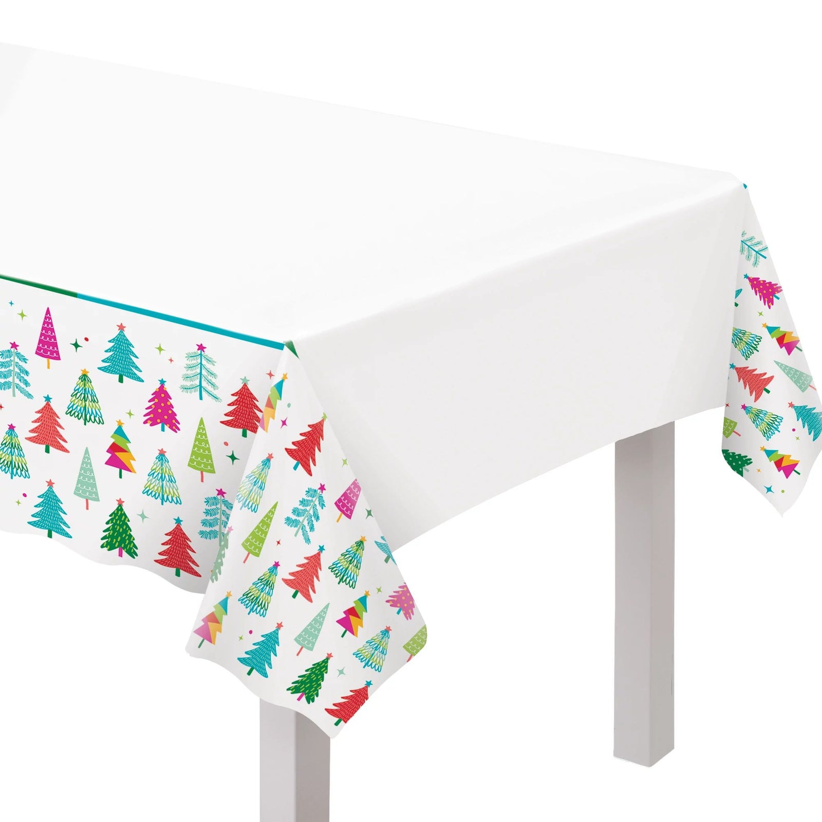 Merry Everything Plastic Table Cover