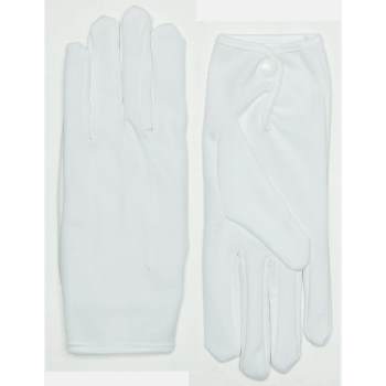 Parade Gloves-short-w/snap-wht