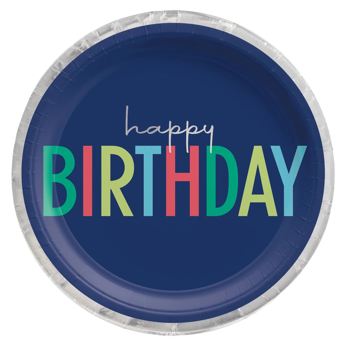 Modern Birthday 10 1/2&quot; Plates