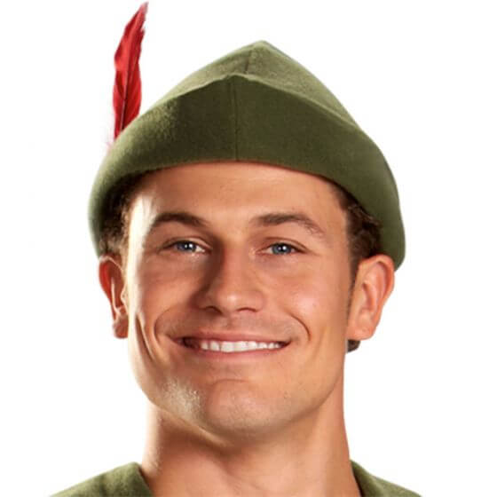 Mens Peter Pan Classic Adult Costume hat