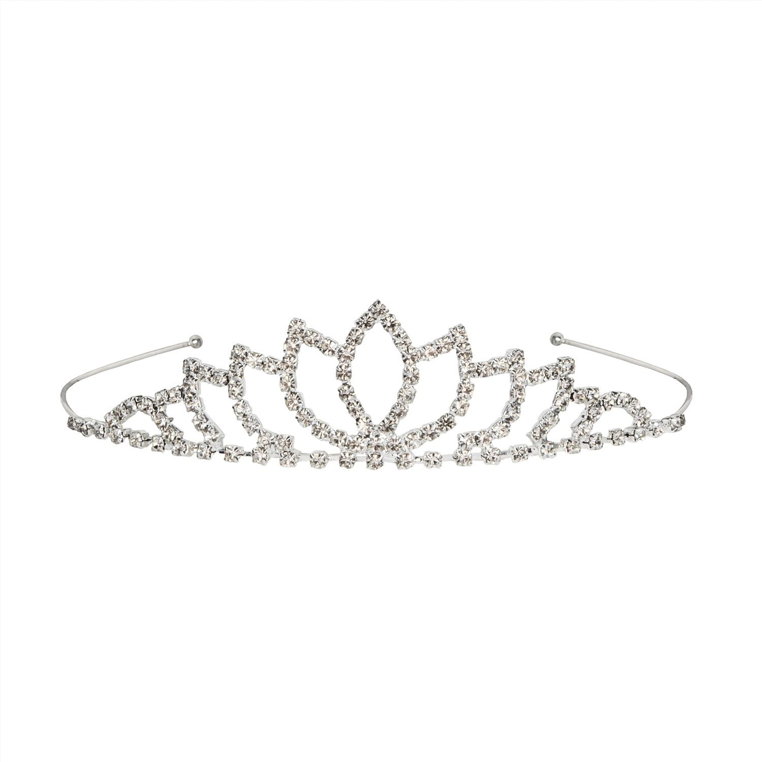 Royal Rhinestone Tiara pearls