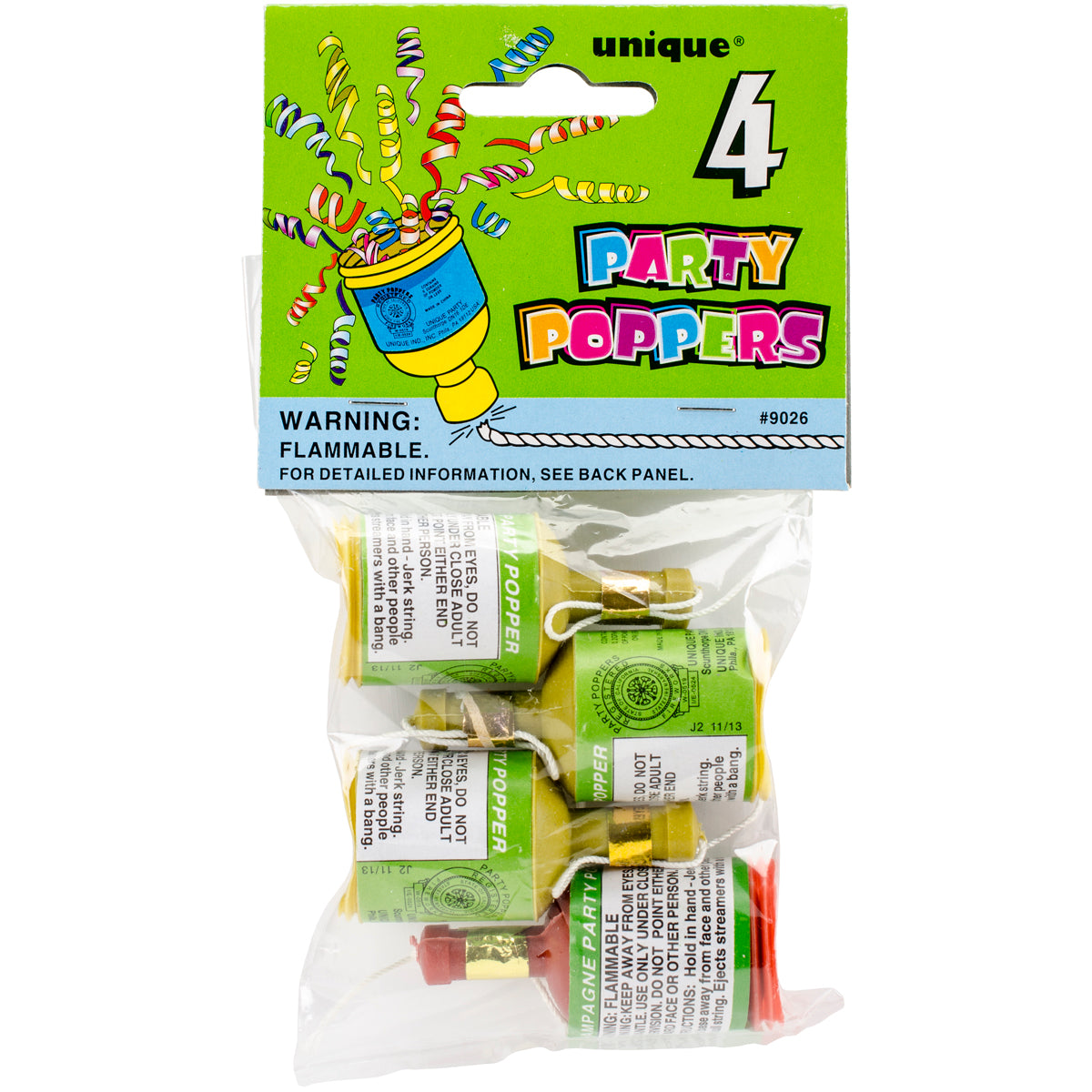 Party Poppers Party Favors