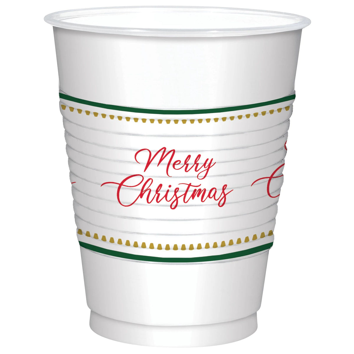 Elegant Evergreen Plastic Cups, 18 oz.