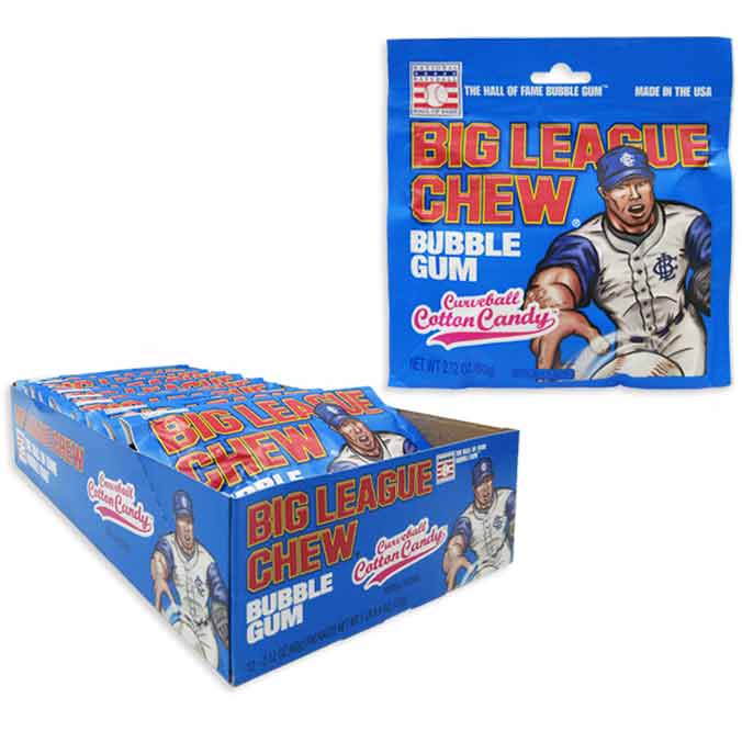 BIG LEAGUE CHEW - COTTON CANDY PEG BAG