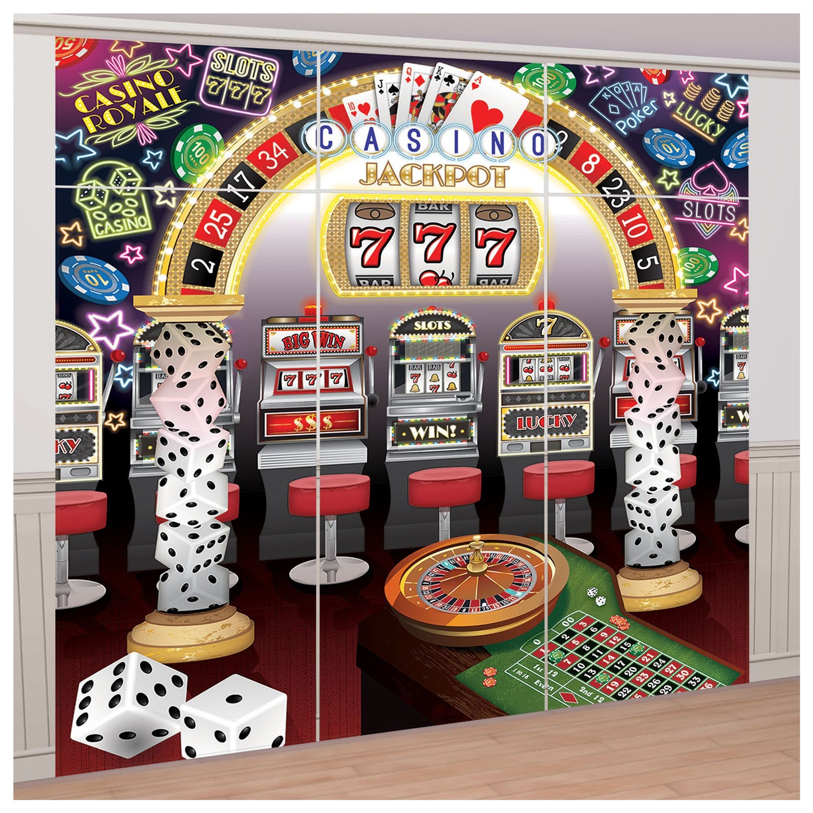 Casino Deluxe Scene Setters® Kit