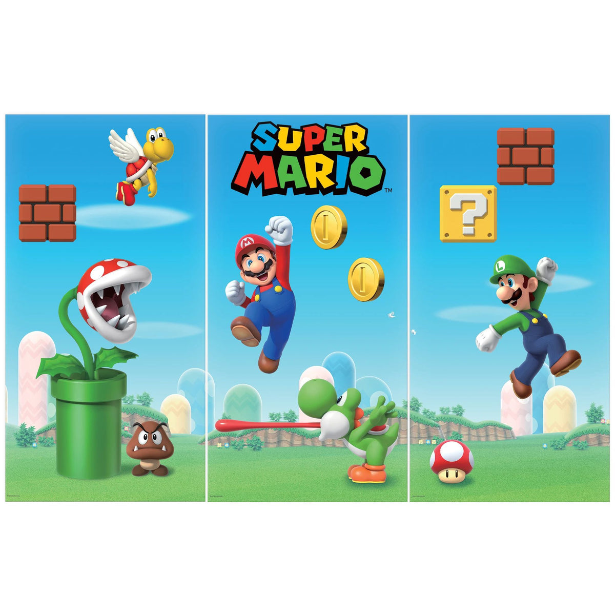 Super Mario Brothers™ Scene Setters® Wall Decorating Kit