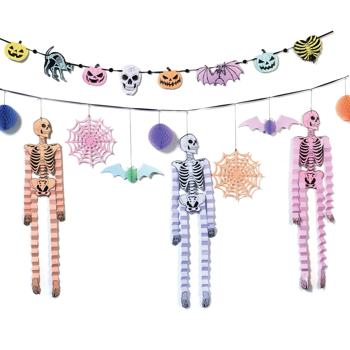 Pastel Halloween Banner Kit