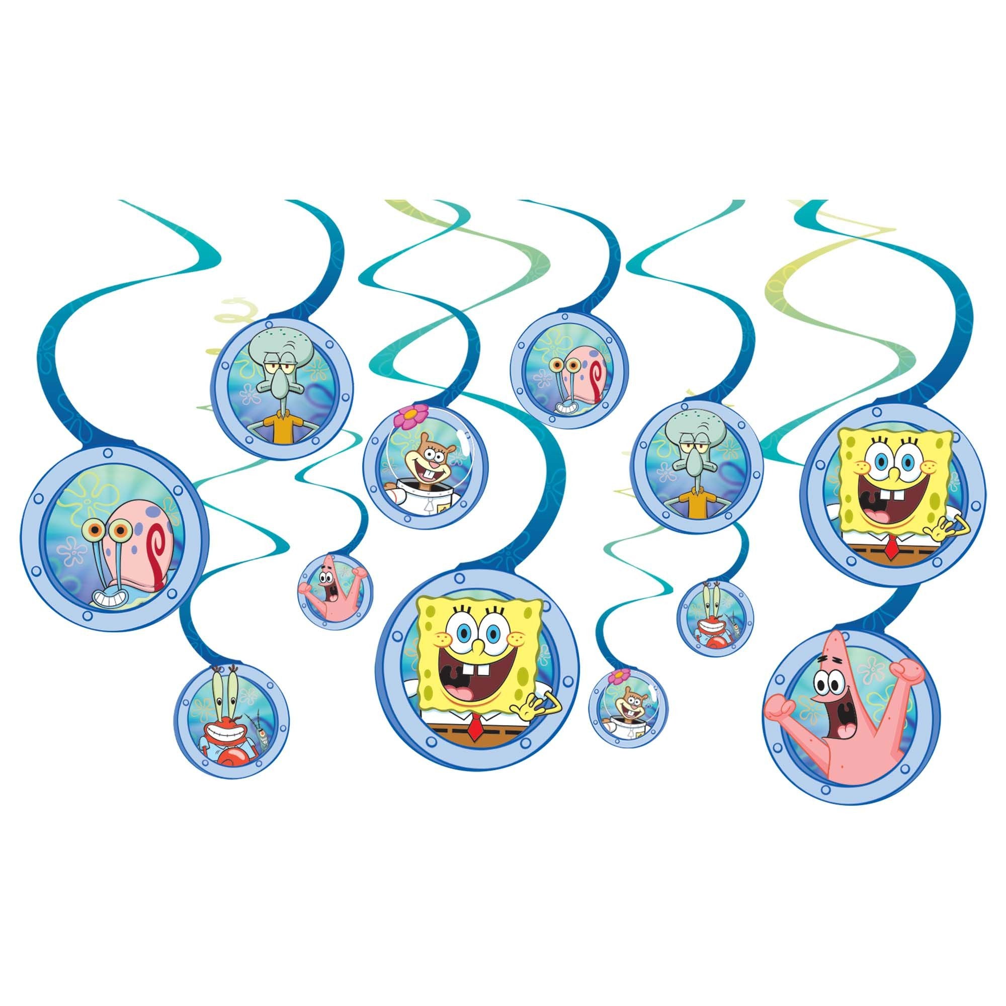 SpongeBob© Spiral Decorations