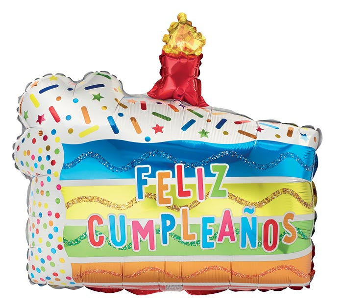 344 36&quot; FELIZ CUMPLEANOS BALLOON FOIL BALLOON