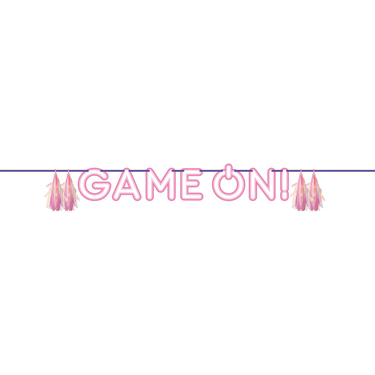 &quot;Digital Game On&quot; Tassel Banner