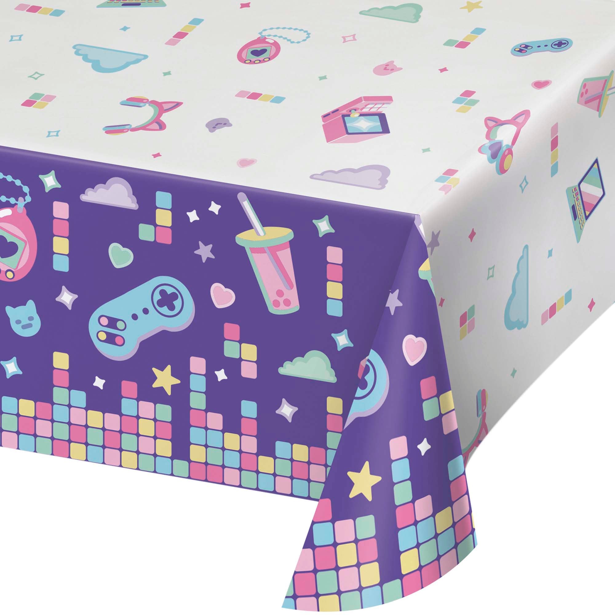 Digital Game Paper Tablecloth