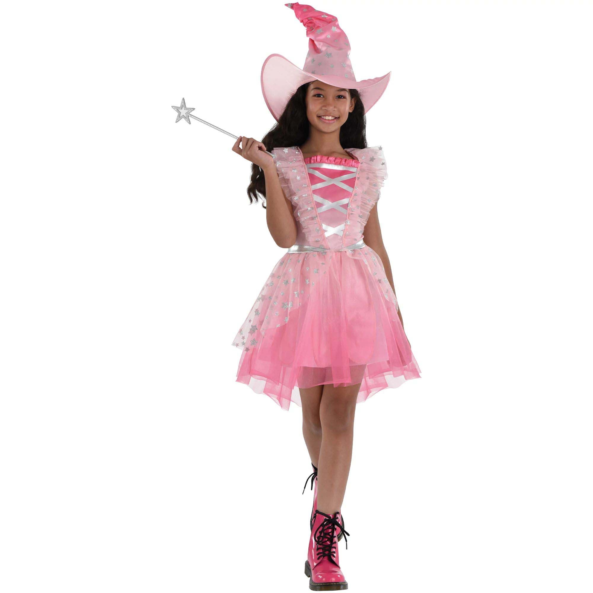 Pink Fairytale Witch Costume for Kids  Size: 3T-4T