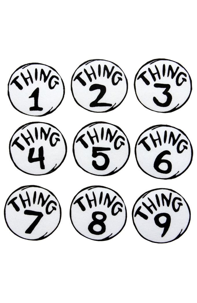 Thing 1-9 Patches Set