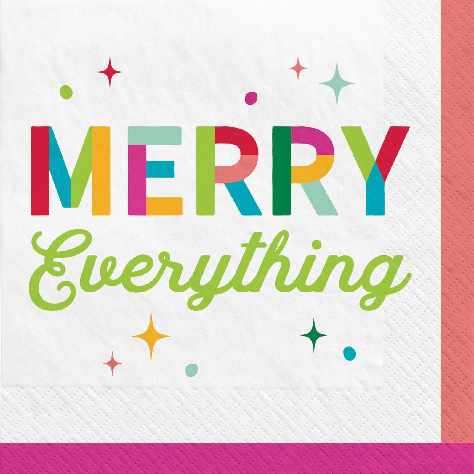 Merry Everything Beverage Napkins