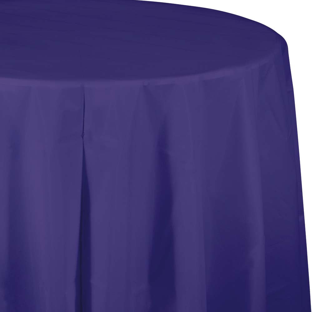 84&quot; Purple Table cover, Octy Round 