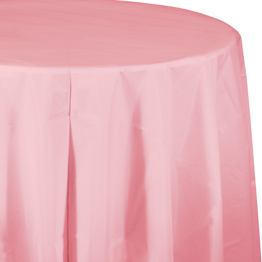 82&quot; Classic Pink Table cover, Octy Round 