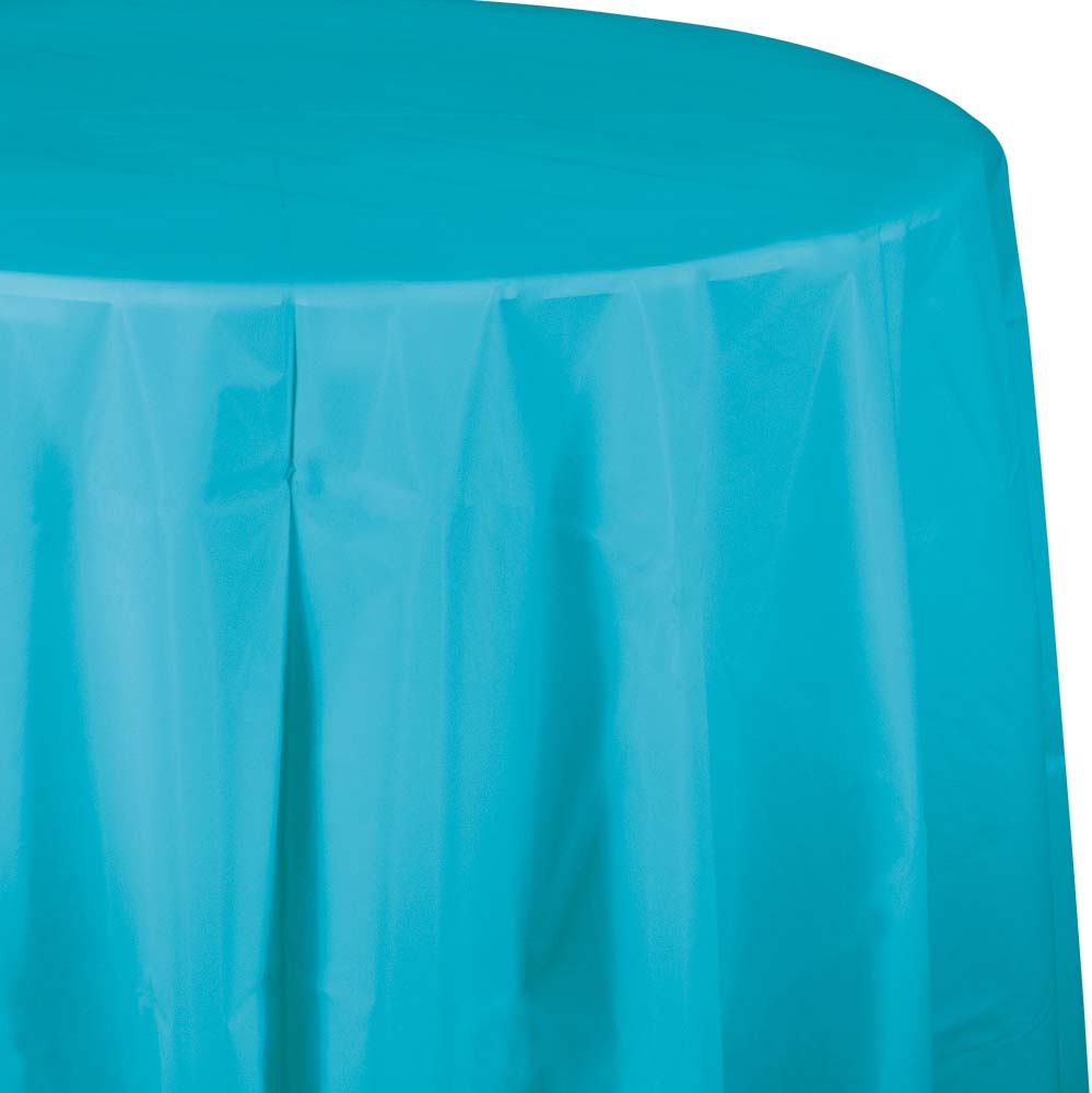 82&quot; Bermuda Blue Table cover, Octy Round