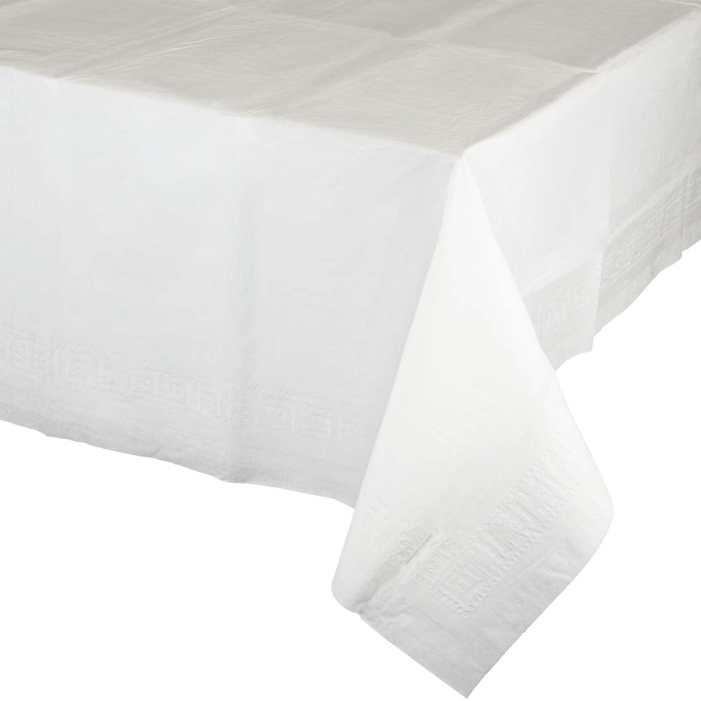 White Table cover Tis/Poly