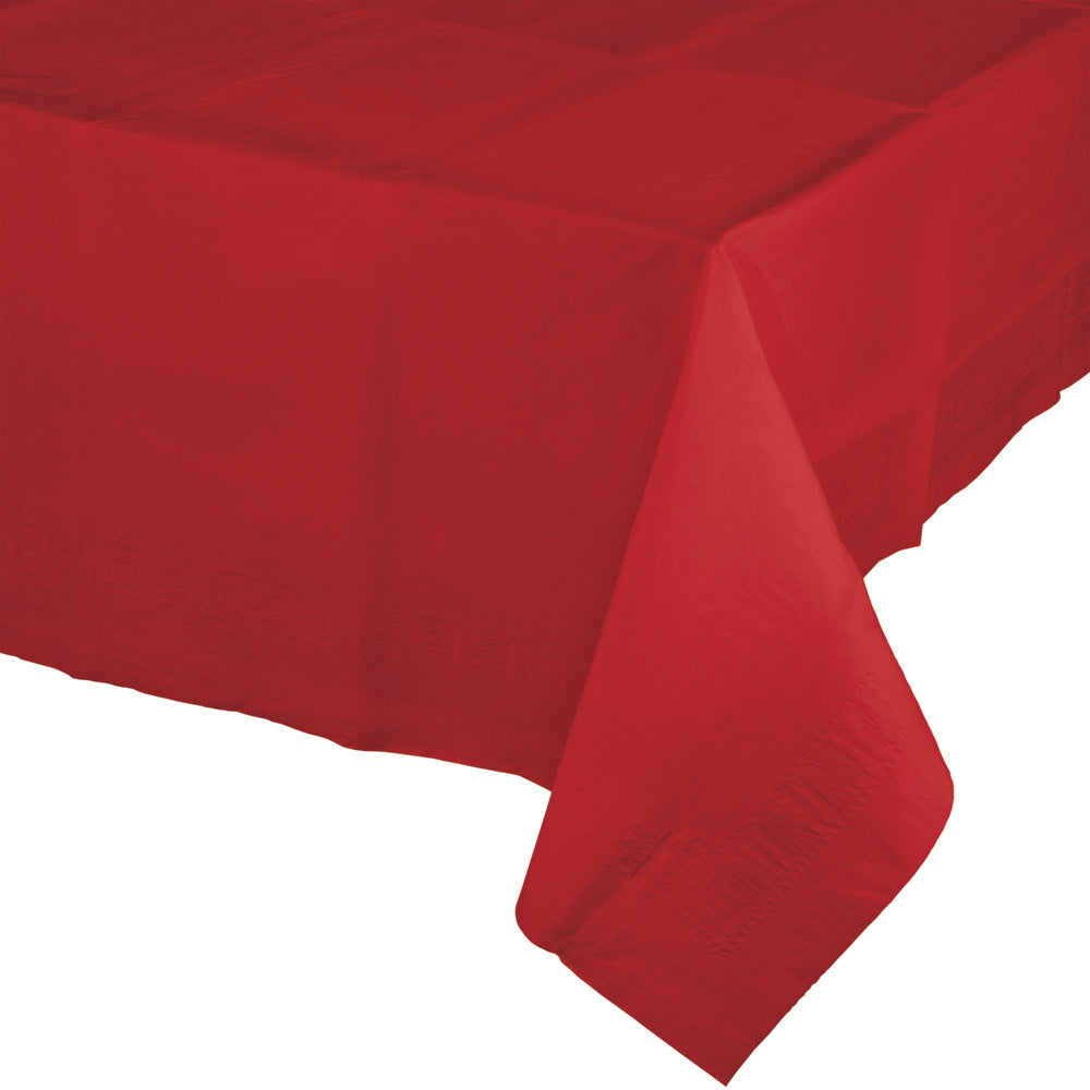 Classic Red Table cover Tis/Poly