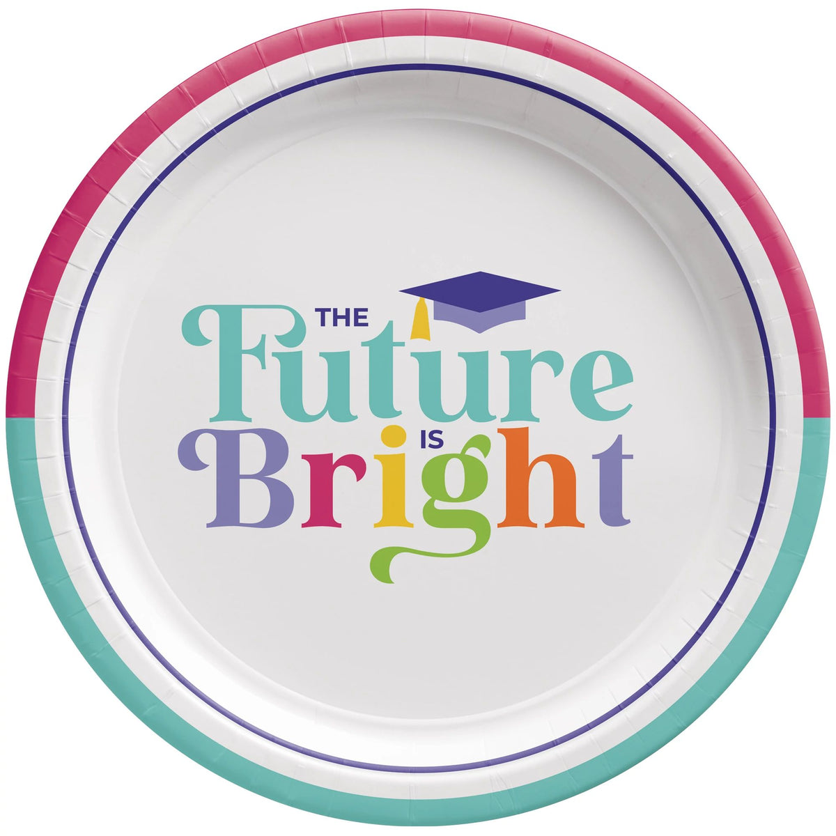 The Future Is Bright 10&quot; Round Plates