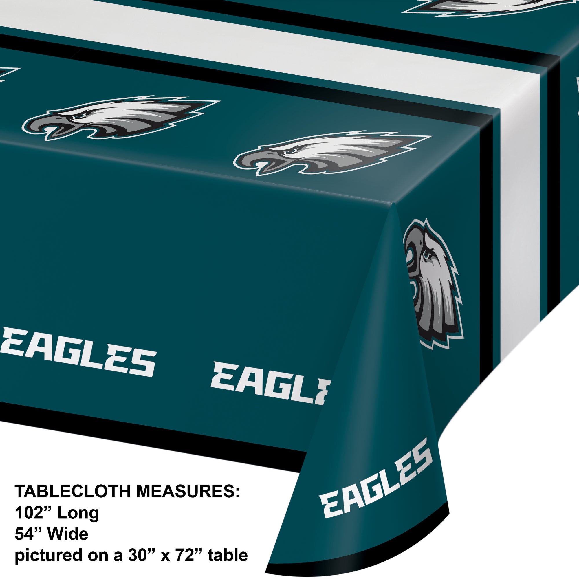 Philadelphia Eagles Plastic Table Cover 54x102