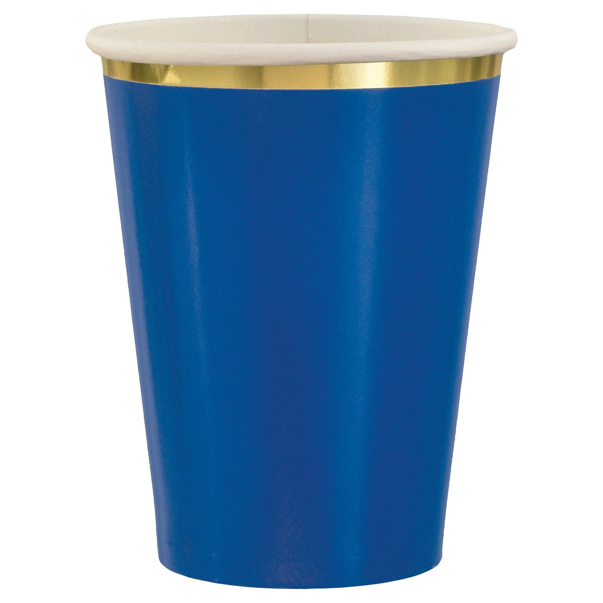 Paper Cup w/hot stamp 12 oz Cup - Bright Royal Blue