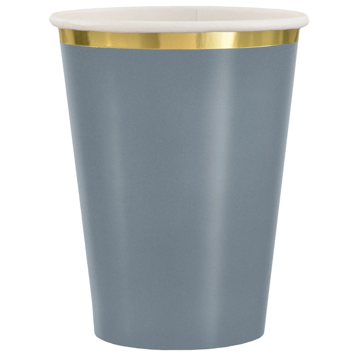 Paper Cup w/hot stamp 12 oz Cup - Dark Grey