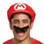 Mario Adult Hat & Mustache