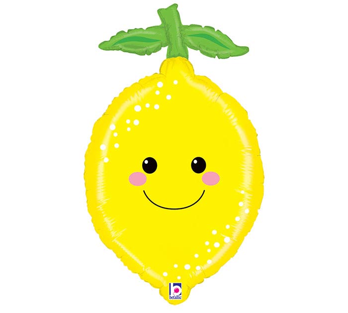 C005 26&quot; PRODUCE PAL LEMON SHAPED BALLOON