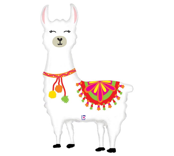 45&quot; Llama Shaped Foil Balloon