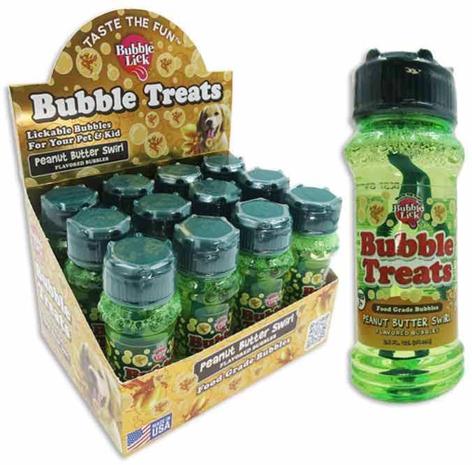 BUBBLE LICK FLAVORED BUBBLES - PEANUT BUTTER SWIRL