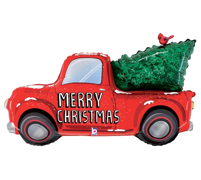 41&quot;PKG CHRISTMAS TRUCK SHAPE