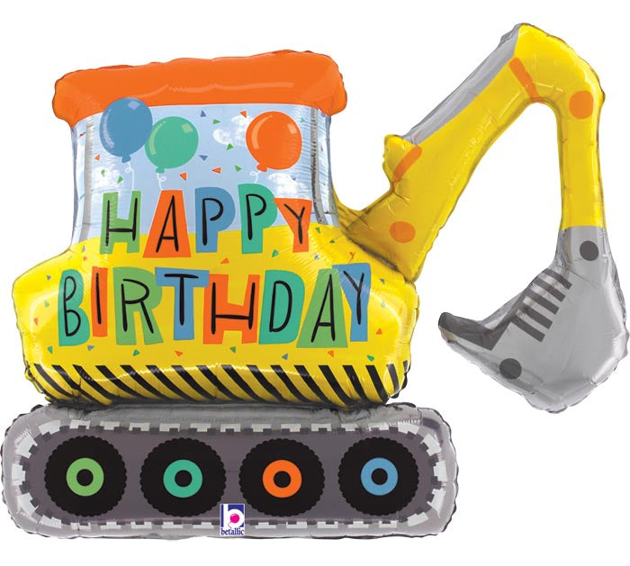 223A 31&quot; CONSTRUCTION BIRTHDAY FOIL