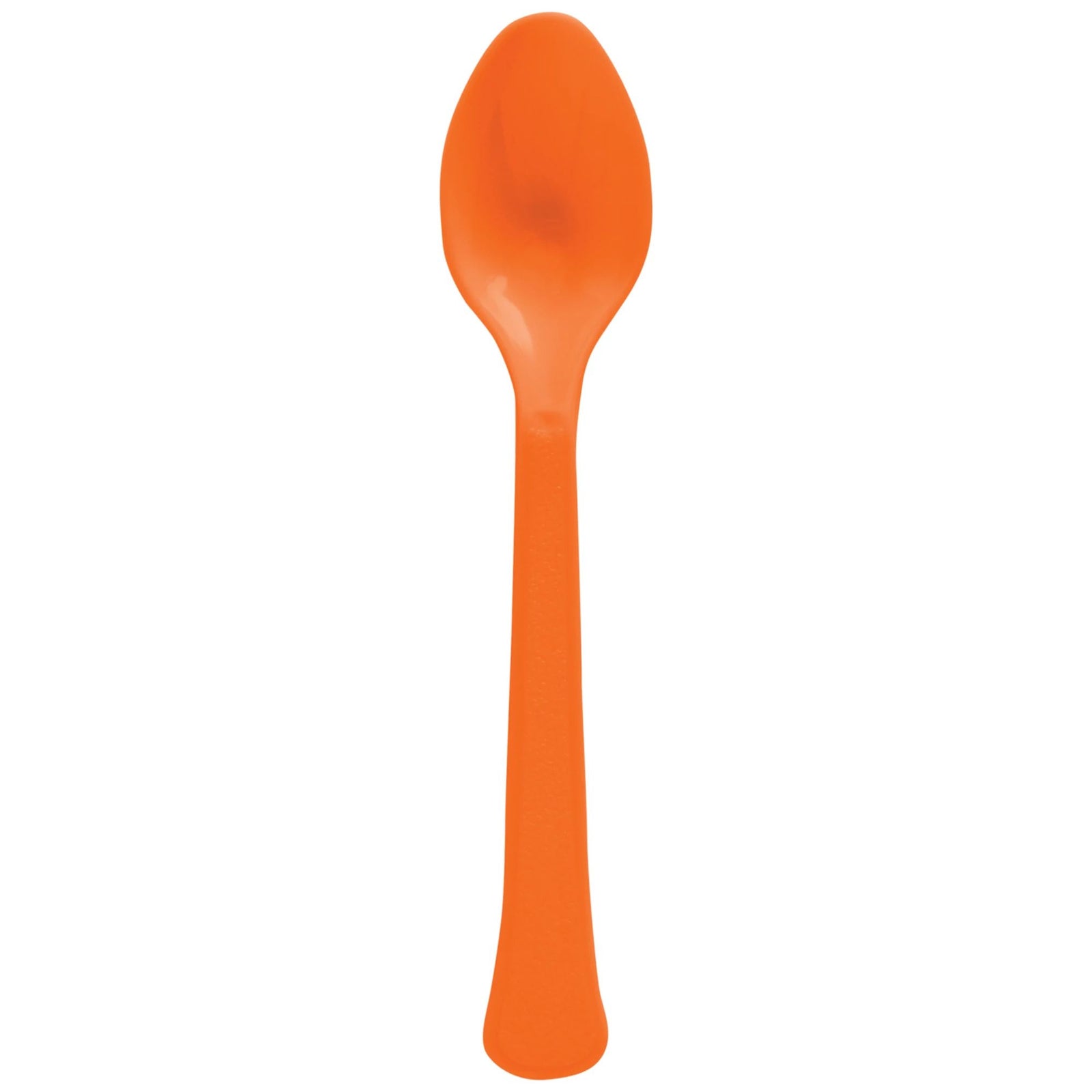 Reusable Plastic Spoons, Mid Ct. - Orange Peel