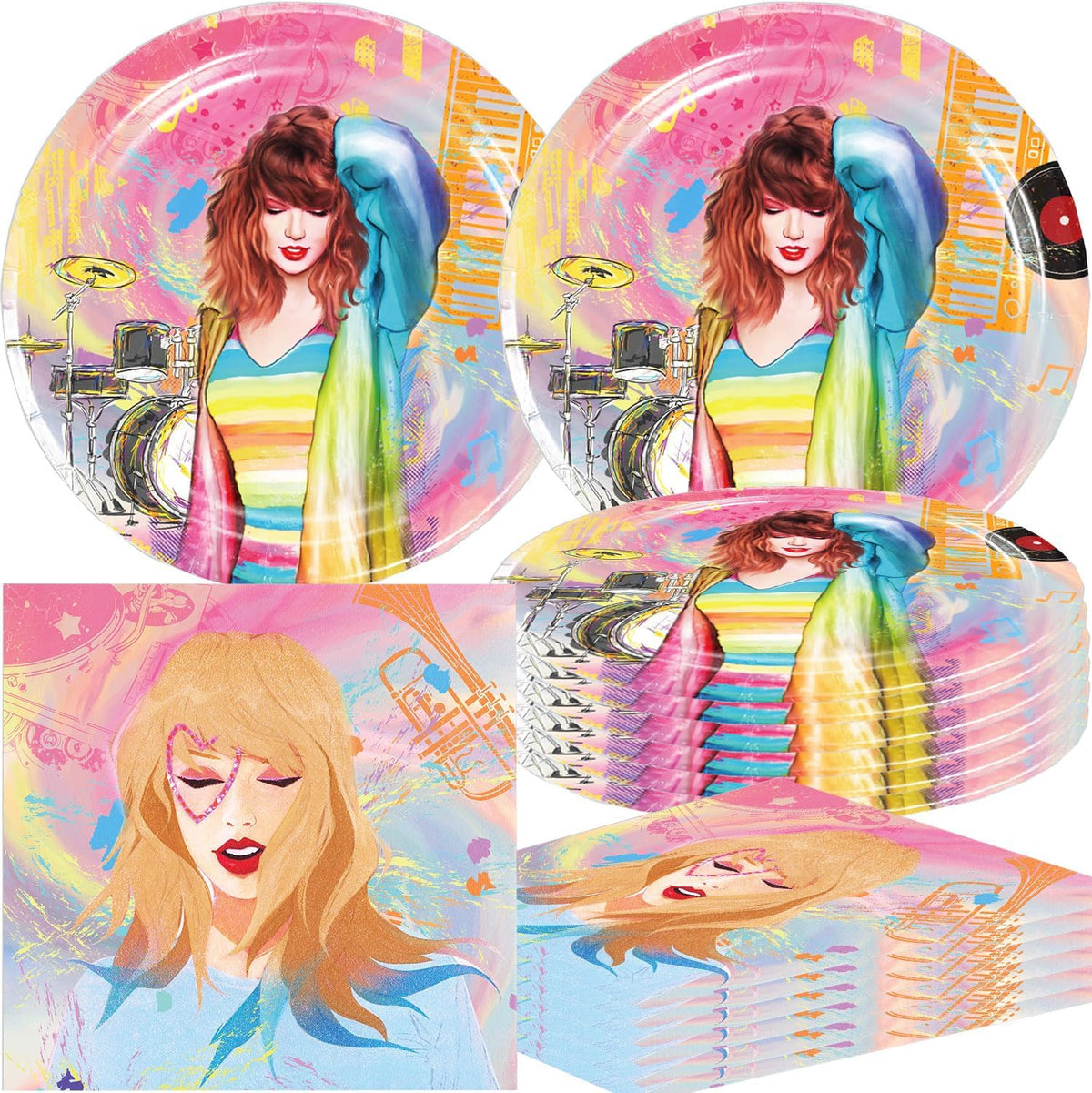 Taylor Swift Napkins &amp; Plates