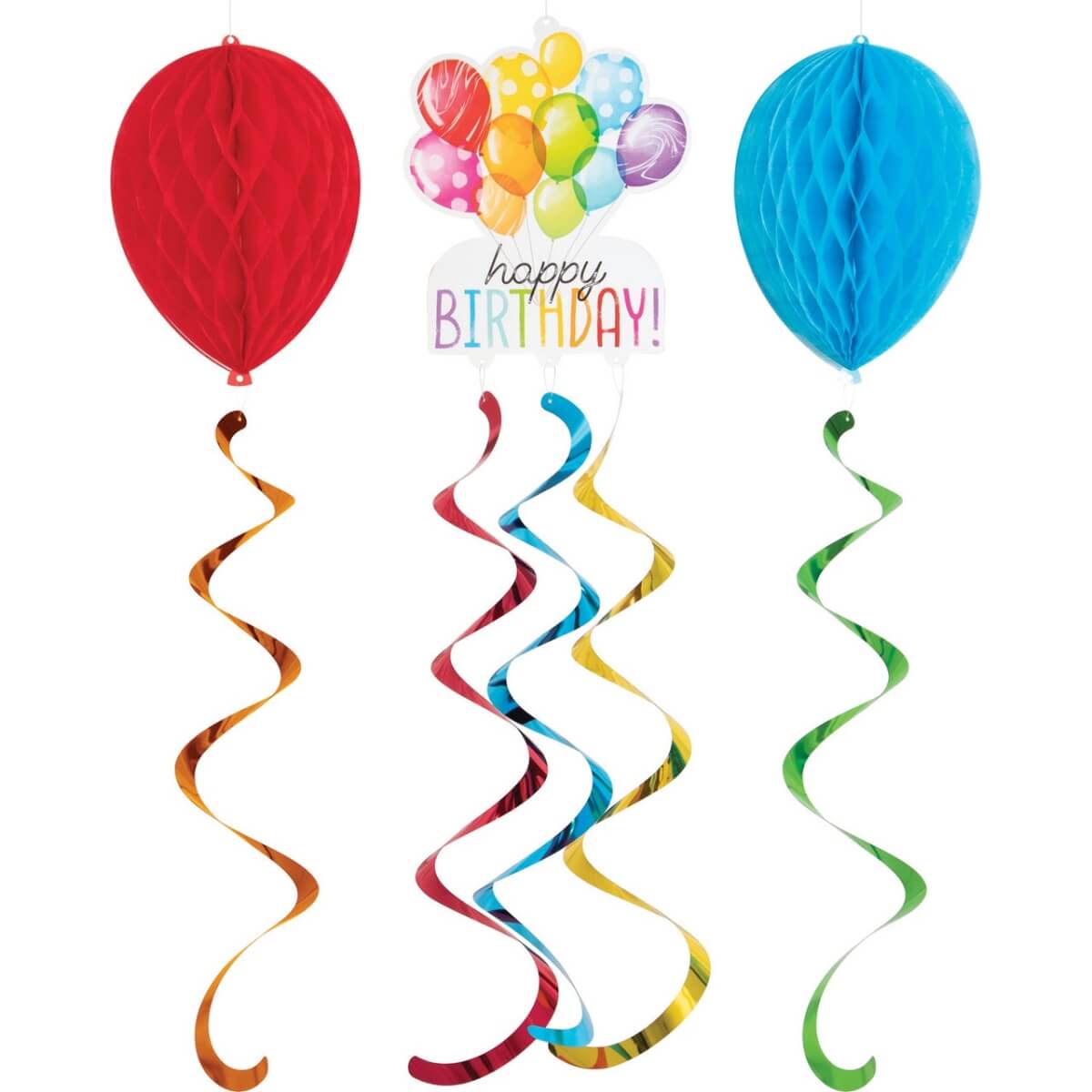 Balloon Bash Hanging Decor &amp; Danglers