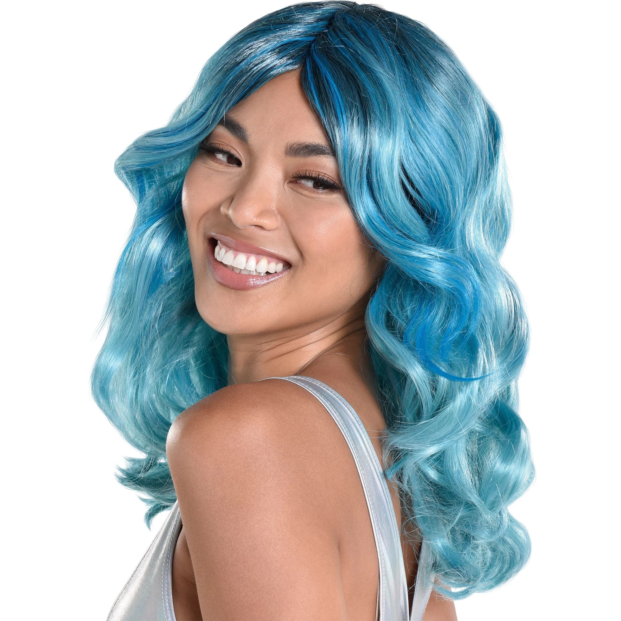 Tonal Blue Wig