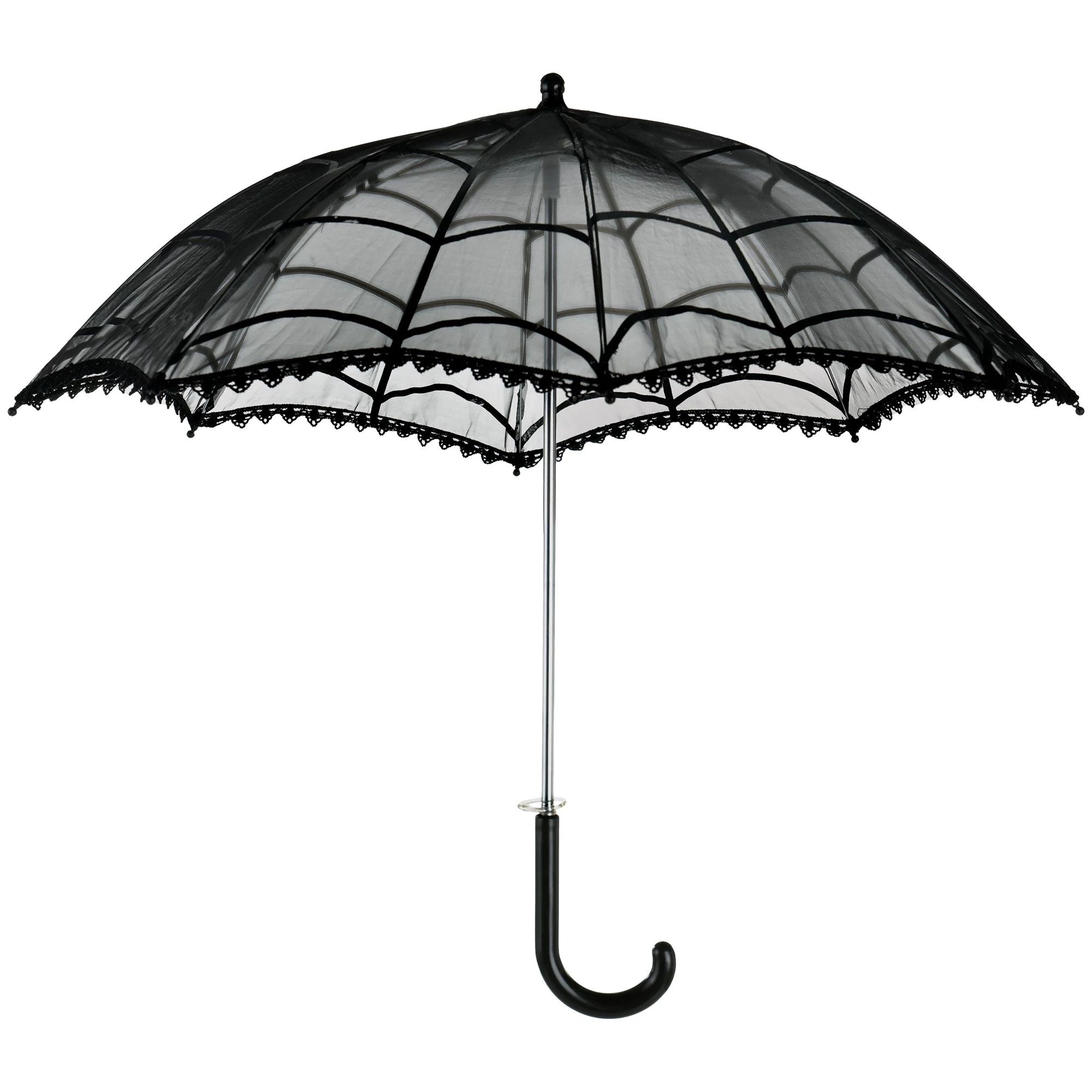 Black Sheer Parasol